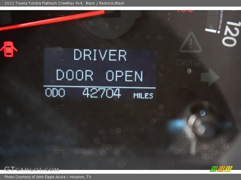 Black / Redrock/Black 2011 Toyota Tundra Platinum CrewMax 4x4