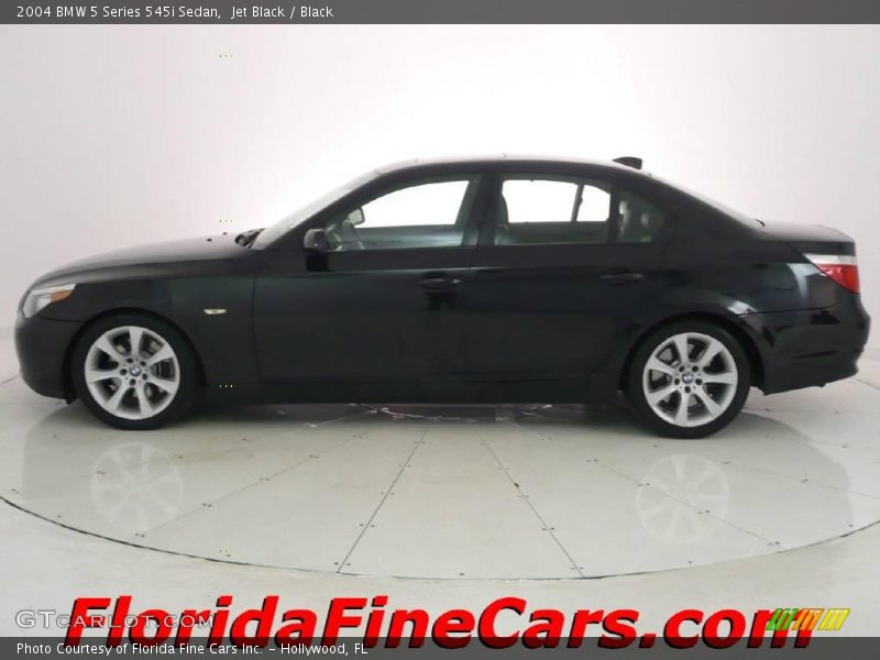 Jet Black / Black 2004 BMW 5 Series 545i Sedan