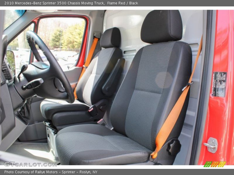  2010 Sprinter 3500 Chassis Moving Truck Black Interior