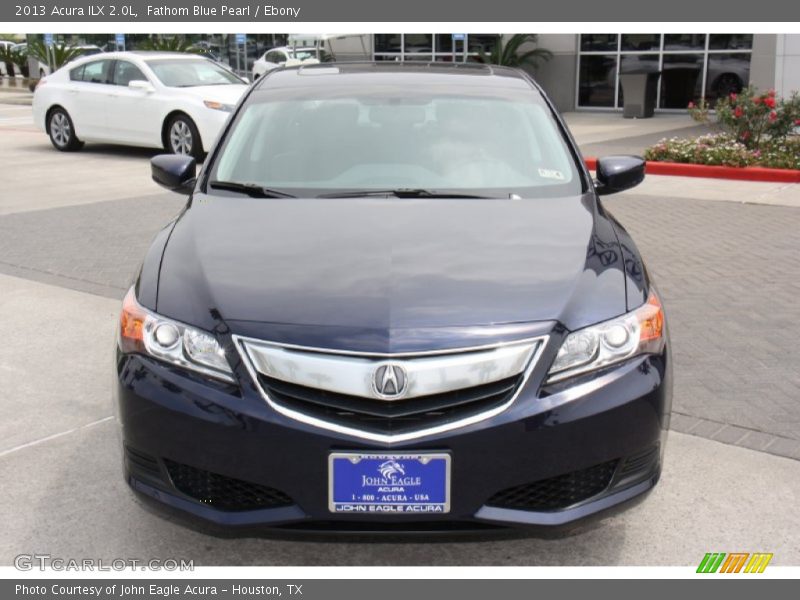 Fathom Blue Pearl / Ebony 2013 Acura ILX 2.0L