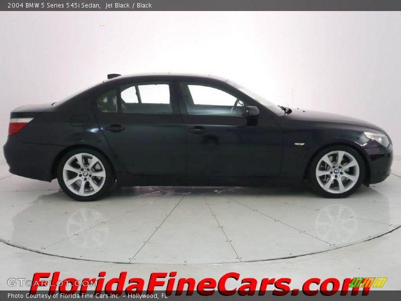 Jet Black / Black 2004 BMW 5 Series 545i Sedan