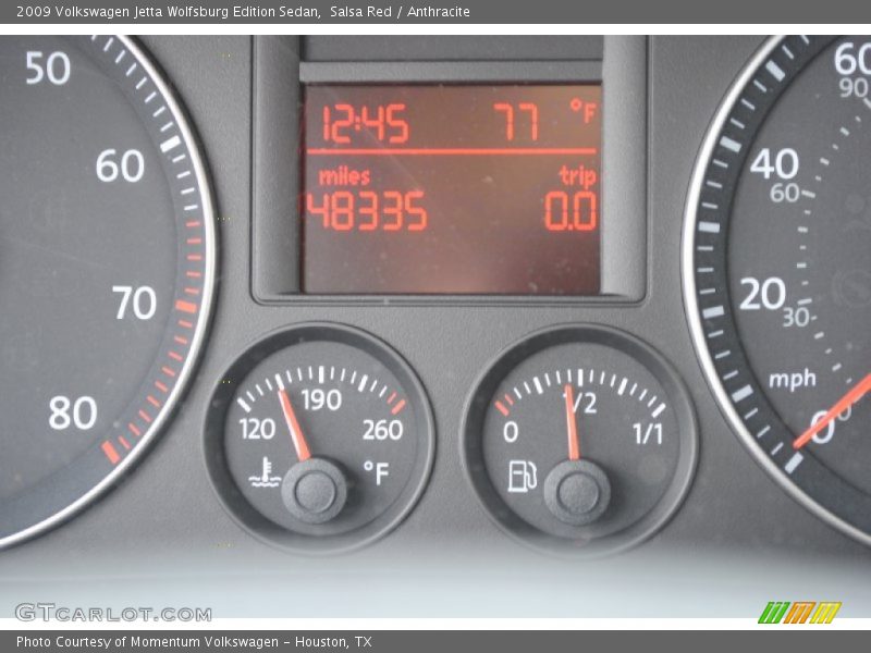 Salsa Red / Anthracite 2009 Volkswagen Jetta Wolfsburg Edition Sedan