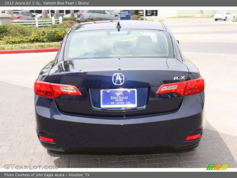 Fathom Blue Pearl / Ebony 2013 Acura ILX 2.0L
