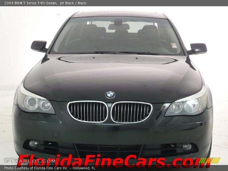 Jet Black / Black 2004 BMW 5 Series 545i Sedan