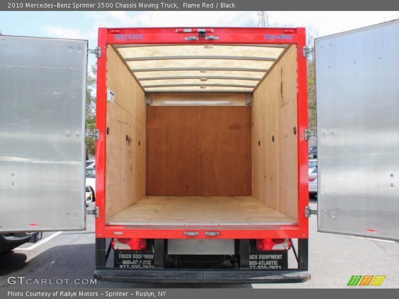 Flame Red / Black 2010 Mercedes-Benz Sprinter 3500 Chassis Moving Truck