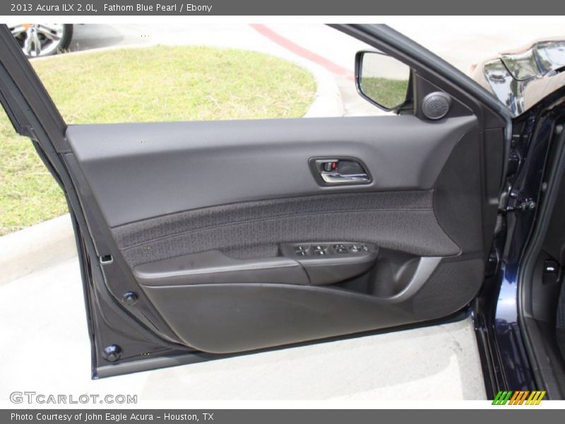 Fathom Blue Pearl / Ebony 2013 Acura ILX 2.0L