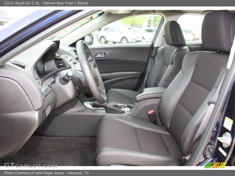 Fathom Blue Pearl / Ebony 2013 Acura ILX 2.0L
