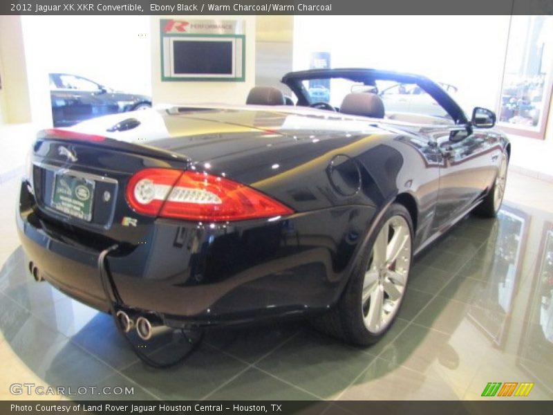 Ebony Black / Warm Charcoal/Warm Charcoal 2012 Jaguar XK XKR Convertible