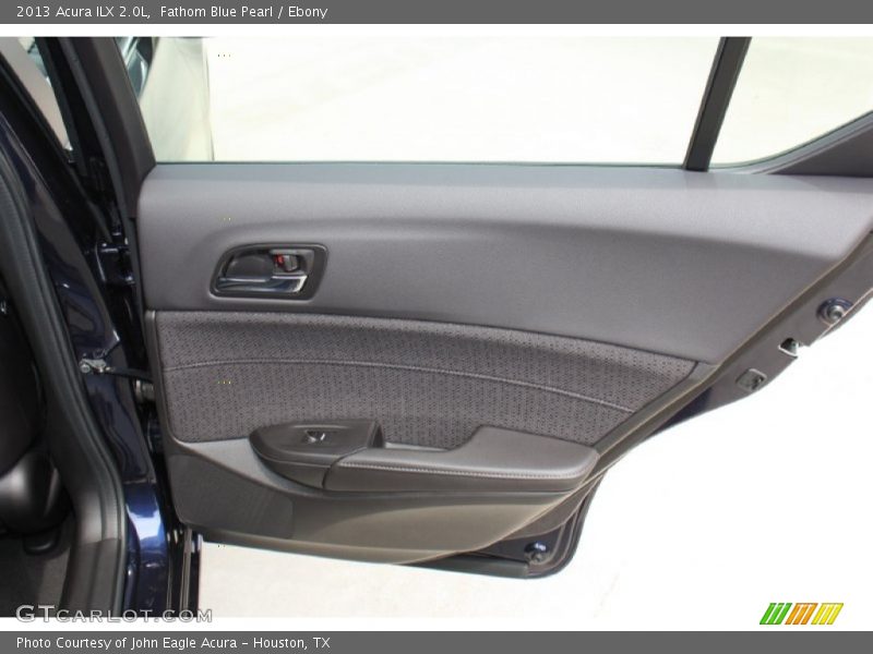 Fathom Blue Pearl / Ebony 2013 Acura ILX 2.0L
