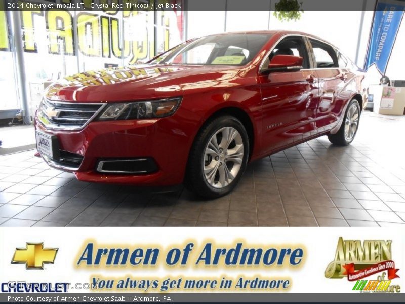 Crystal Red Tintcoat / Jet Black 2014 Chevrolet Impala LT