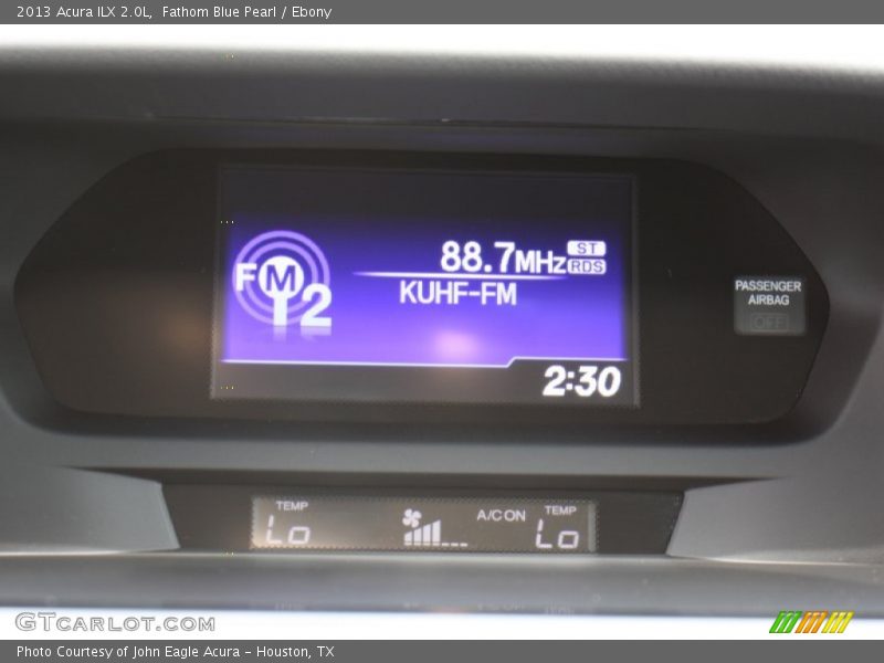 Fathom Blue Pearl / Ebony 2013 Acura ILX 2.0L