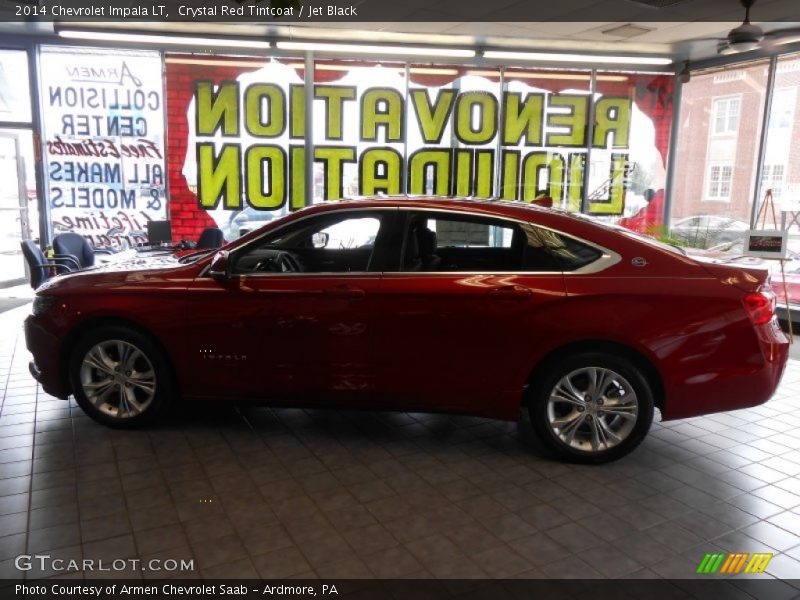 Crystal Red Tintcoat / Jet Black 2014 Chevrolet Impala LT