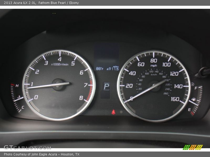 2013 ILX 2.0L 2.0L Gauges