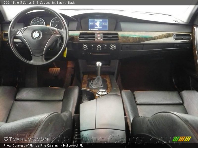 Jet Black / Black 2004 BMW 5 Series 545i Sedan