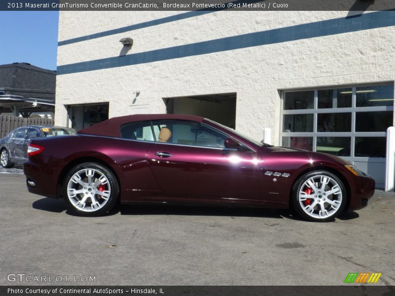 Bordeaux Ponteveccio (Red Metallic) / Cuoio 2013 Maserati GranTurismo Convertible GranCabrio