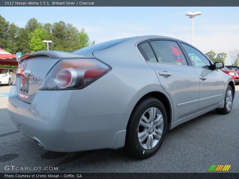 Brilliant Silver / Charcoal 2012 Nissan Altima 2.5 S