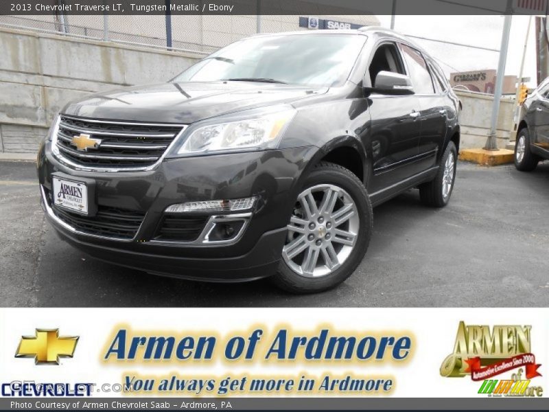 Tungsten Metallic / Ebony 2013 Chevrolet Traverse LT