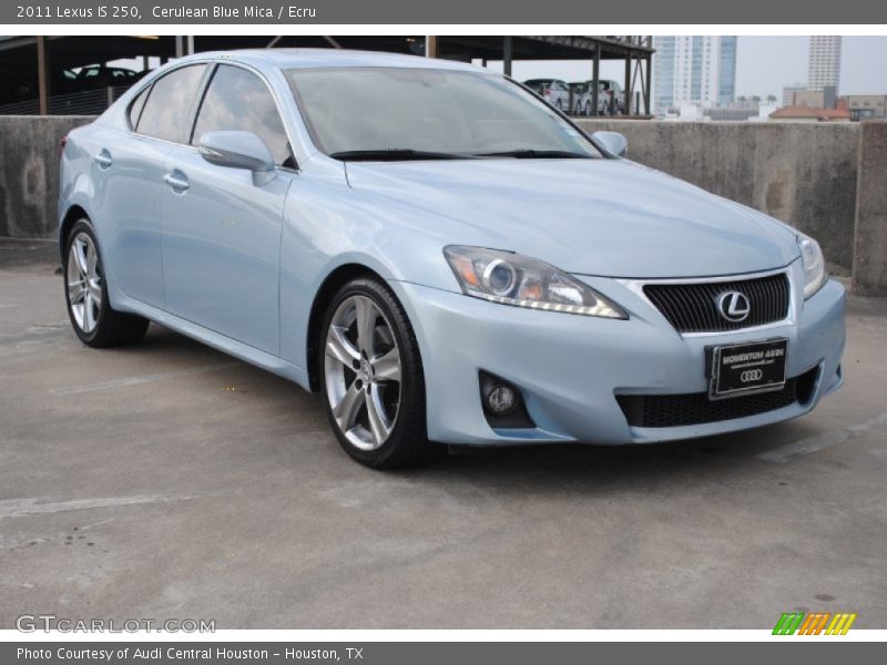 Cerulean Blue Mica / Ecru 2011 Lexus IS 250