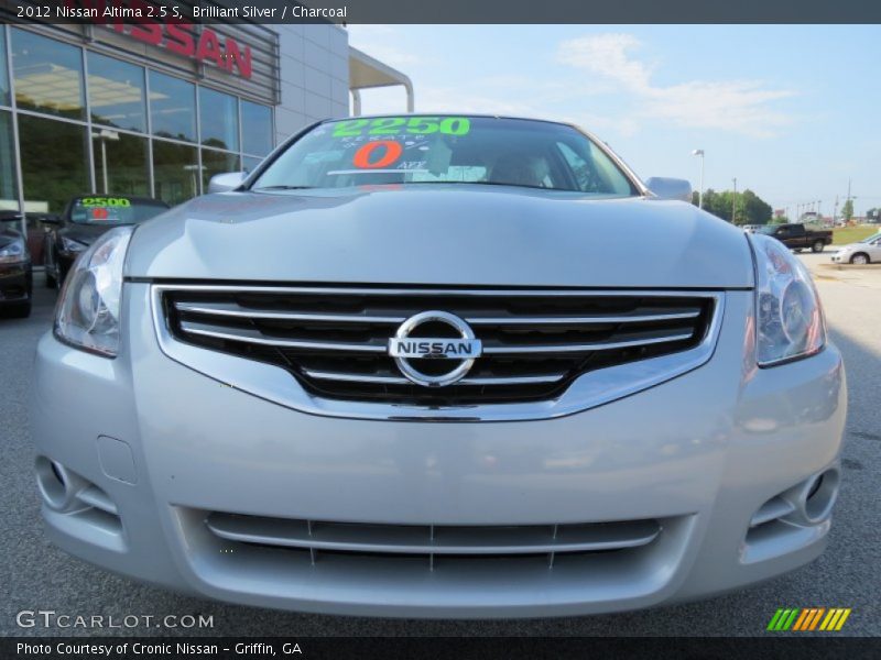 Brilliant Silver / Charcoal 2012 Nissan Altima 2.5 S