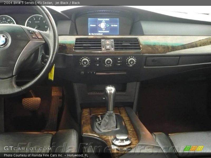 Jet Black / Black 2004 BMW 5 Series 545i Sedan