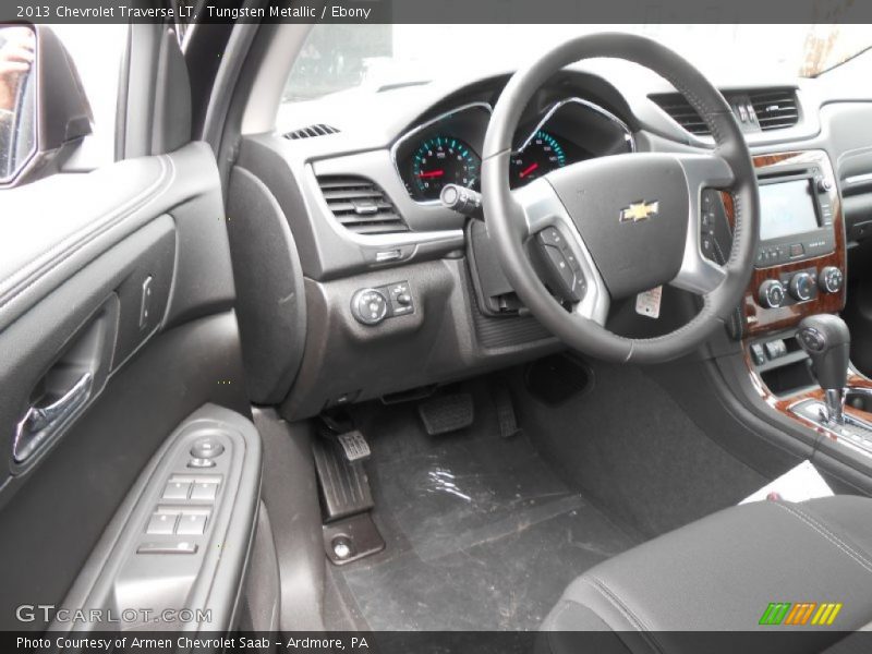 Tungsten Metallic / Ebony 2013 Chevrolet Traverse LT