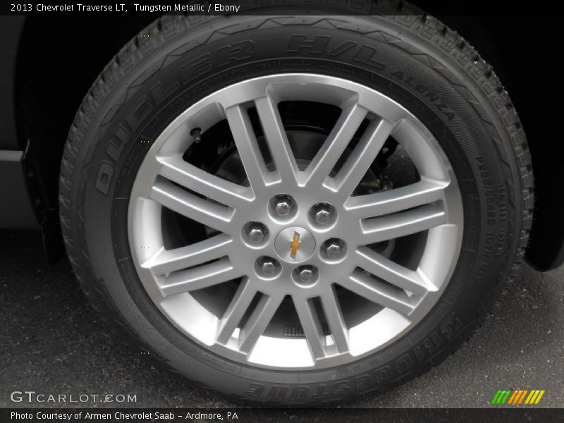 Tungsten Metallic / Ebony 2013 Chevrolet Traverse LT