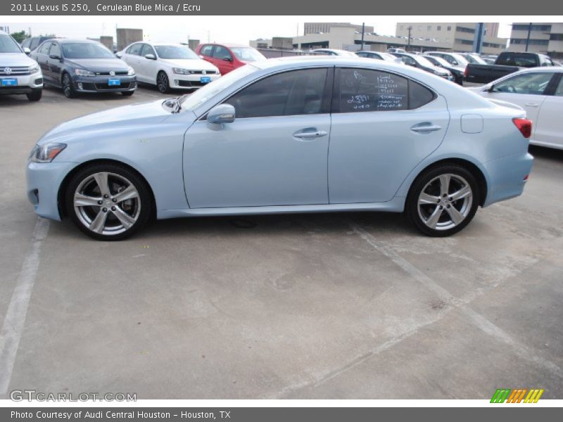 Cerulean Blue Mica / Ecru 2011 Lexus IS 250