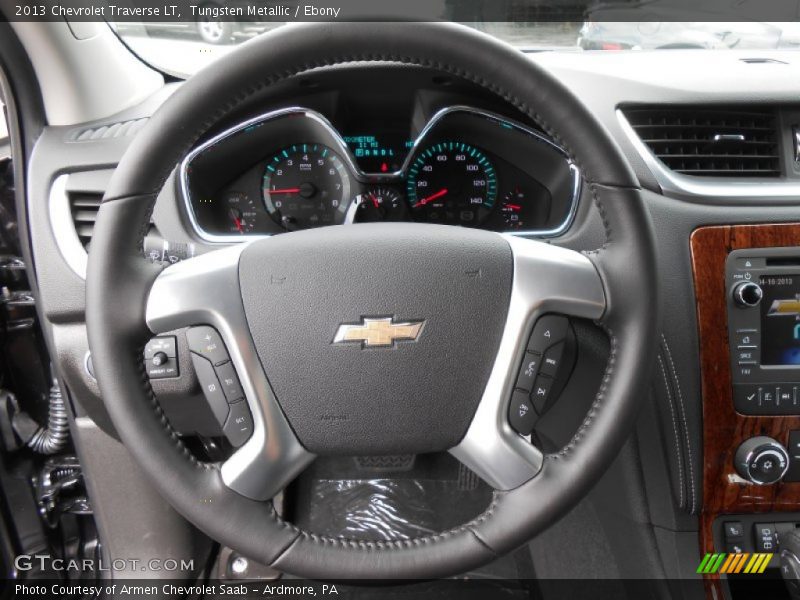 Tungsten Metallic / Ebony 2013 Chevrolet Traverse LT