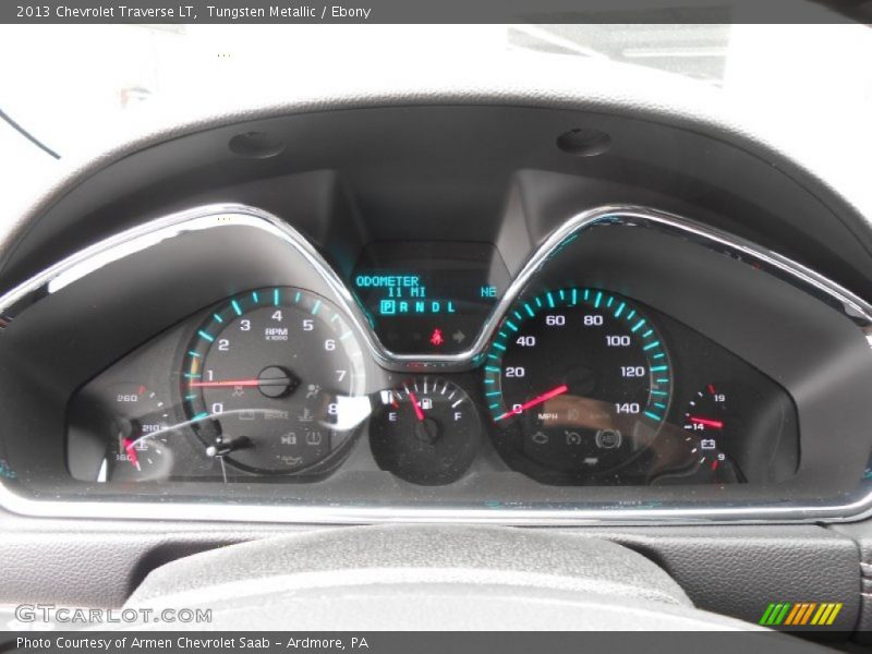 Tungsten Metallic / Ebony 2013 Chevrolet Traverse LT