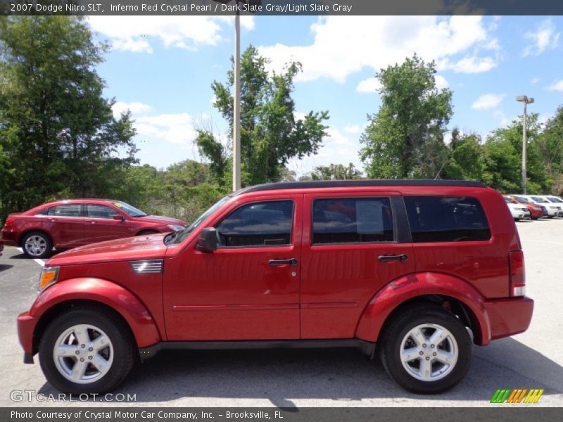 Inferno Red Crystal Pearl / Dark Slate Gray/Light Slate Gray 2007 Dodge Nitro SLT
