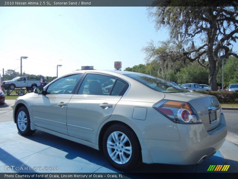 Sonoran Sand / Blond 2010 Nissan Altima 2.5 SL