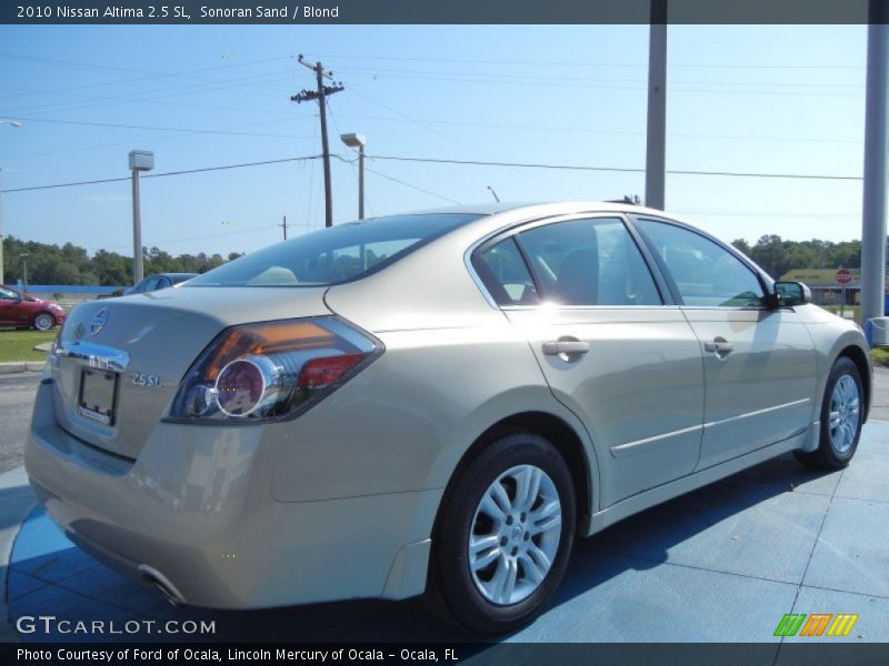 Sonoran Sand / Blond 2010 Nissan Altima 2.5 SL