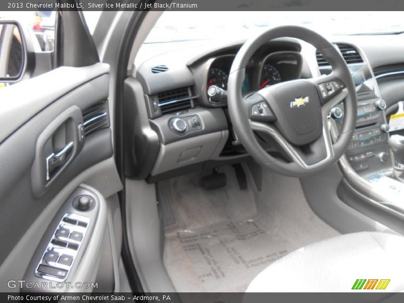 Silver Ice Metallic / Jet Black/Titanium 2013 Chevrolet Malibu LS