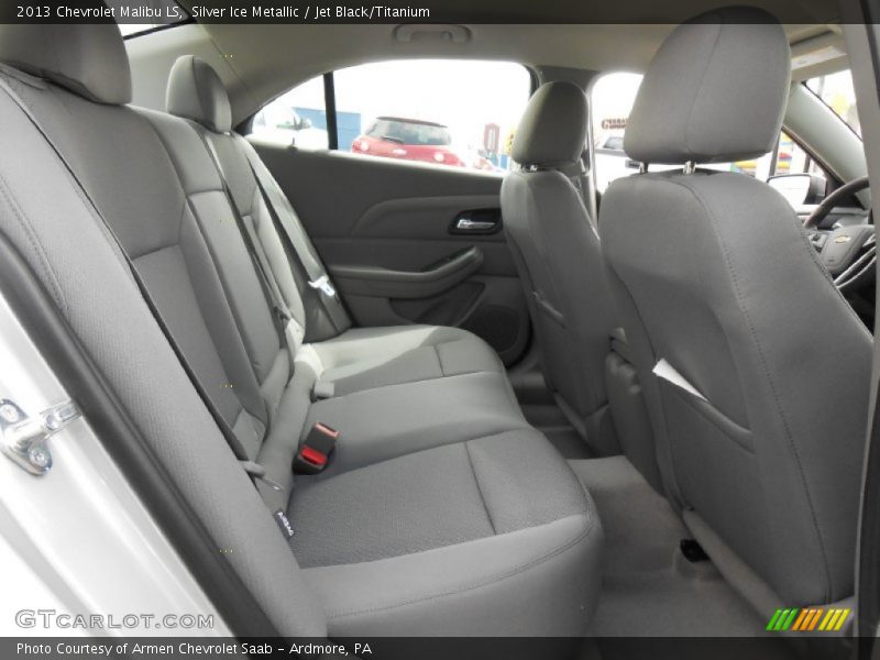 Silver Ice Metallic / Jet Black/Titanium 2013 Chevrolet Malibu LS