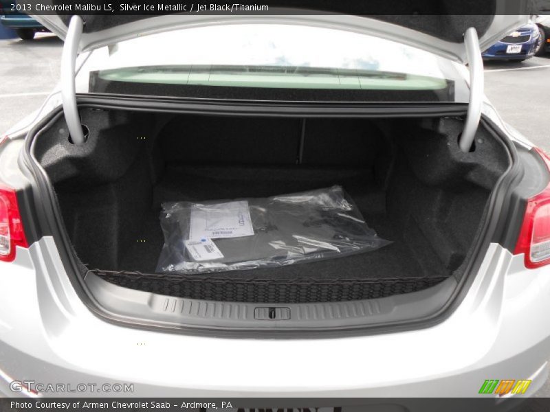 Silver Ice Metallic / Jet Black/Titanium 2013 Chevrolet Malibu LS