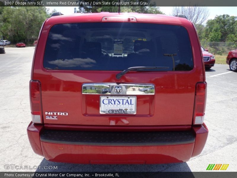 Inferno Red Crystal Pearl / Dark Slate Gray/Light Slate Gray 2007 Dodge Nitro SLT