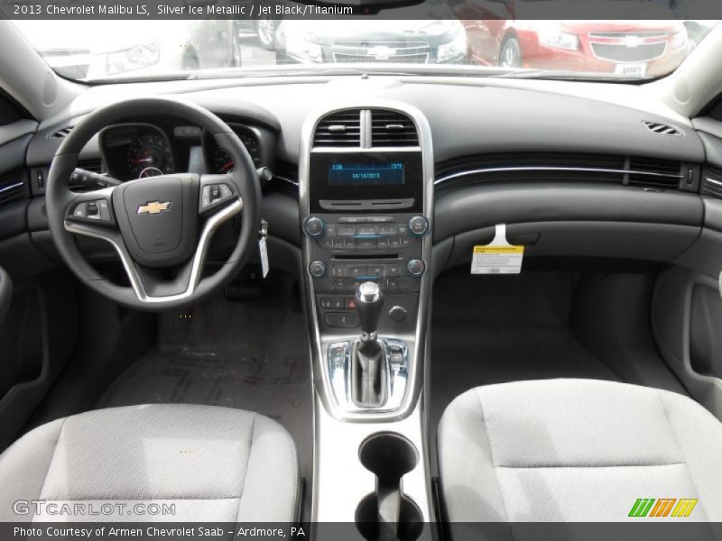 Silver Ice Metallic / Jet Black/Titanium 2013 Chevrolet Malibu LS