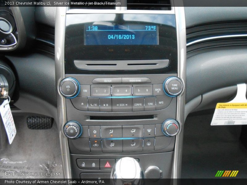 Silver Ice Metallic / Jet Black/Titanium 2013 Chevrolet Malibu LS