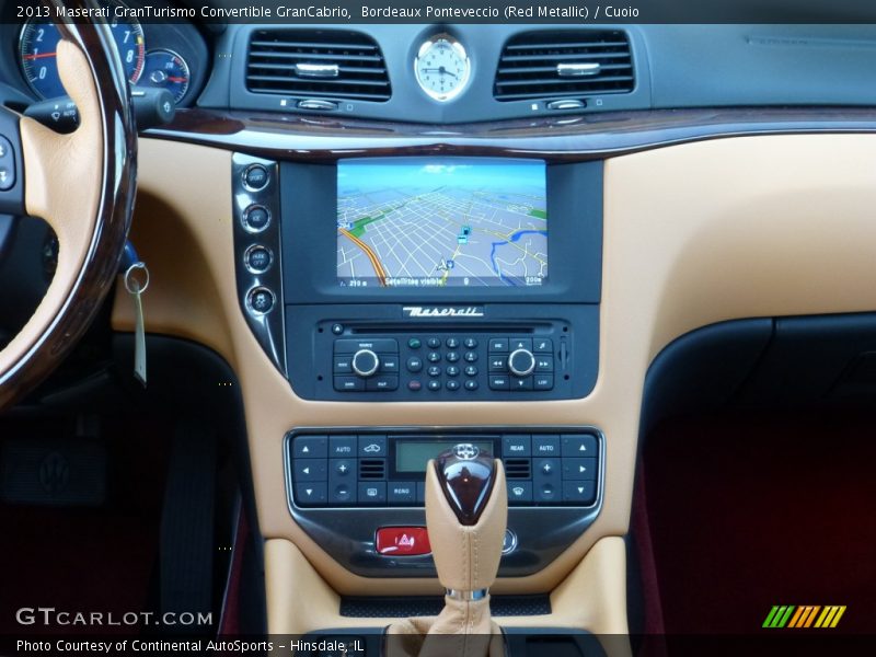 Controls of 2013 GranTurismo Convertible GranCabrio