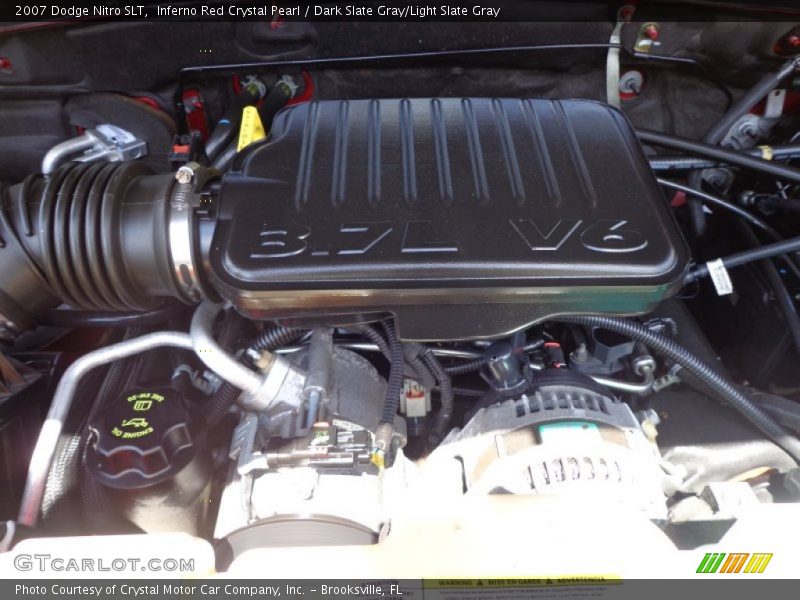 Inferno Red Crystal Pearl / Dark Slate Gray/Light Slate Gray 2007 Dodge Nitro SLT