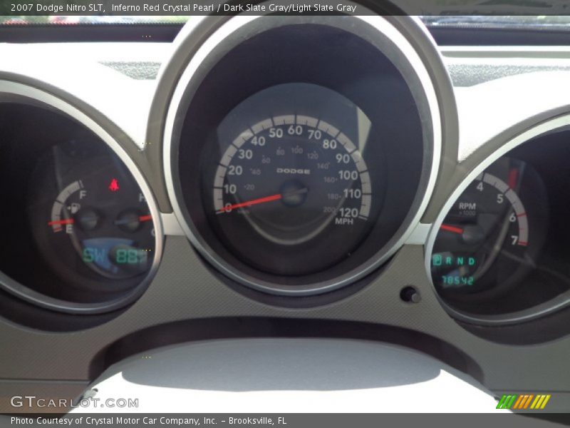 Inferno Red Crystal Pearl / Dark Slate Gray/Light Slate Gray 2007 Dodge Nitro SLT