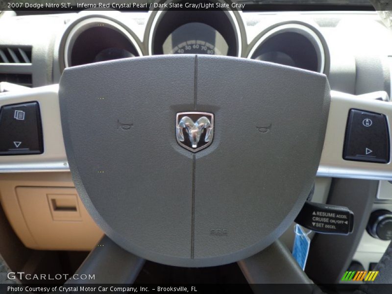 Inferno Red Crystal Pearl / Dark Slate Gray/Light Slate Gray 2007 Dodge Nitro SLT