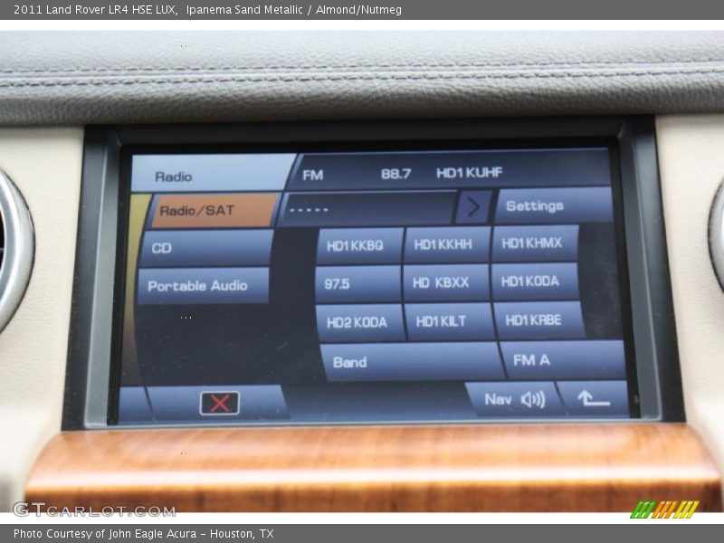Ipanema Sand Metallic / Almond/Nutmeg 2011 Land Rover LR4 HSE LUX