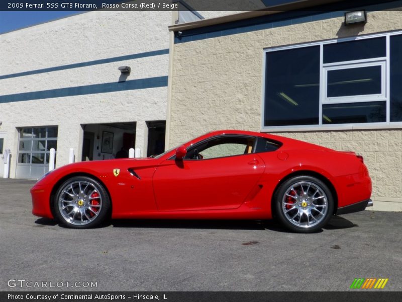  2009 599 GTB Fiorano  Rosso Corsa (Red)