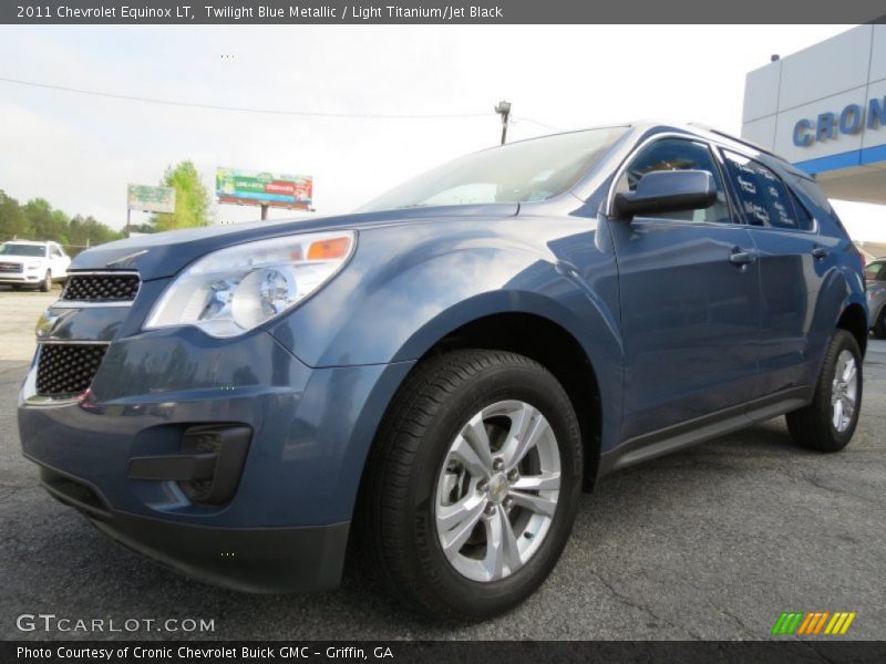 Twilight Blue Metallic / Light Titanium/Jet Black 2011 Chevrolet Equinox LT