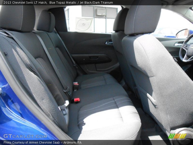 Blue Topaz Metallic / Jet Black/Dark Titanium 2013 Chevrolet Sonic LT Hatch
