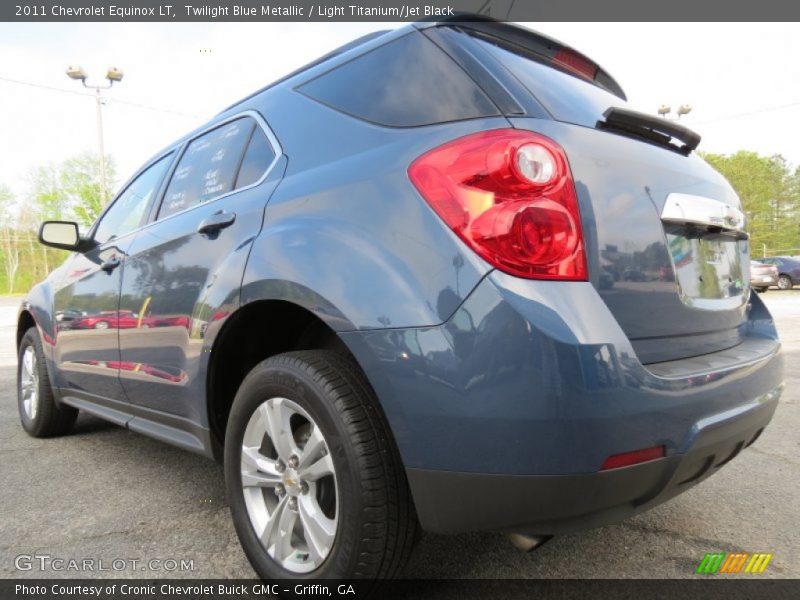 Twilight Blue Metallic / Light Titanium/Jet Black 2011 Chevrolet Equinox LT