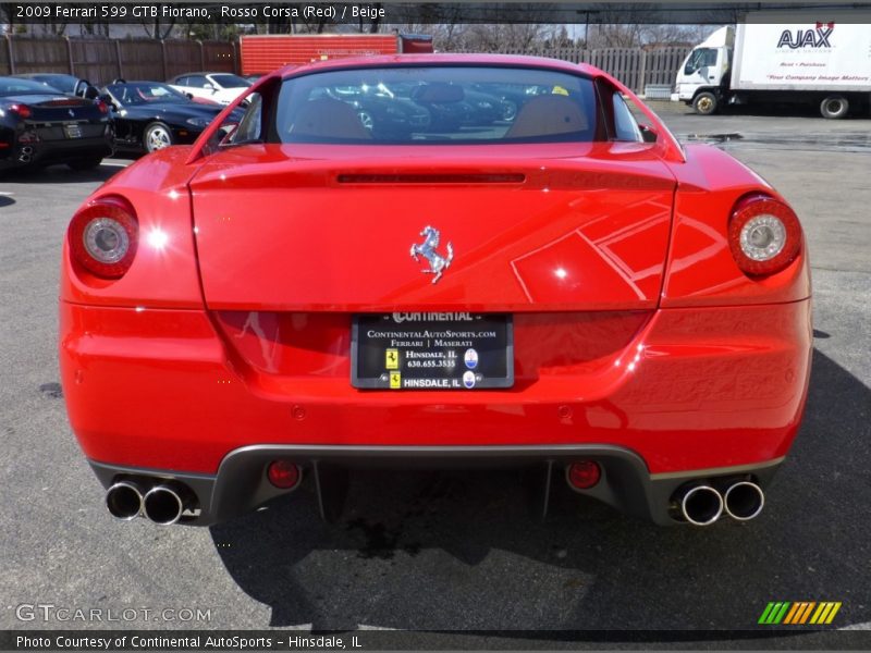 Rosso Corsa (Red) / Beige 2009 Ferrari 599 GTB Fiorano