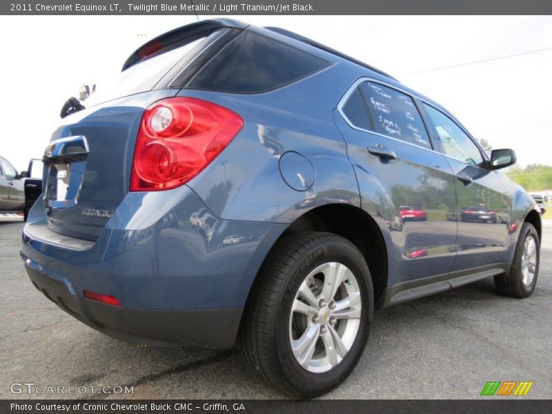 Twilight Blue Metallic / Light Titanium/Jet Black 2011 Chevrolet Equinox LT