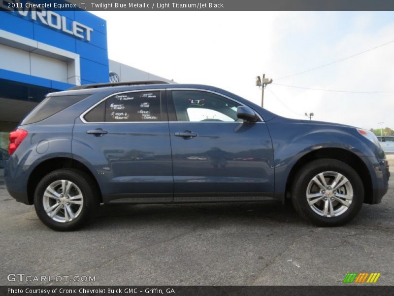 Twilight Blue Metallic / Light Titanium/Jet Black 2011 Chevrolet Equinox LT